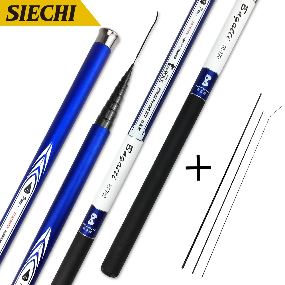 Карбоновая портативная телескопическая удочка SIECHI Rod3.6M 4 5 M 6 3 7 2 ручное
