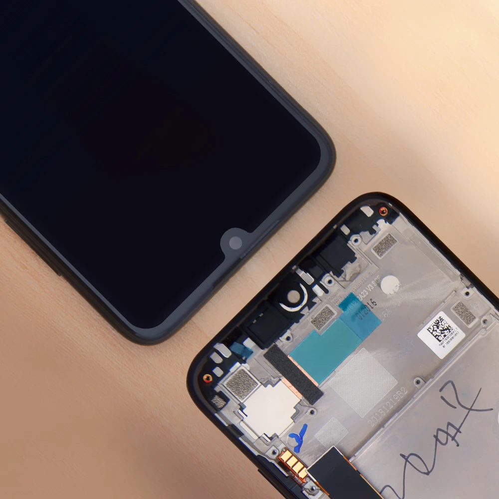 Оригинальный ЖК дисплей 6 3 дюйма для XIAOMI Redmi Note7 сенсорный экран рамка дигитайзер