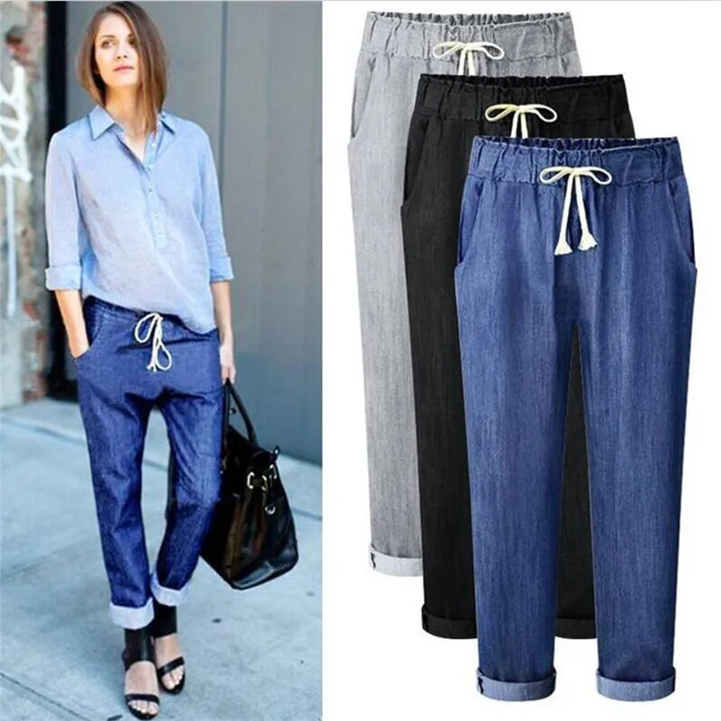 Женские прямые джинсовые брюки-карандаш винтажные ковбойские брюки с эластичным