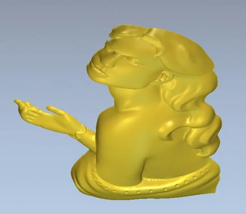 Рельефная 3d-модель для ЧПУ в формате STL Фантастическая Женщина | Инструменты