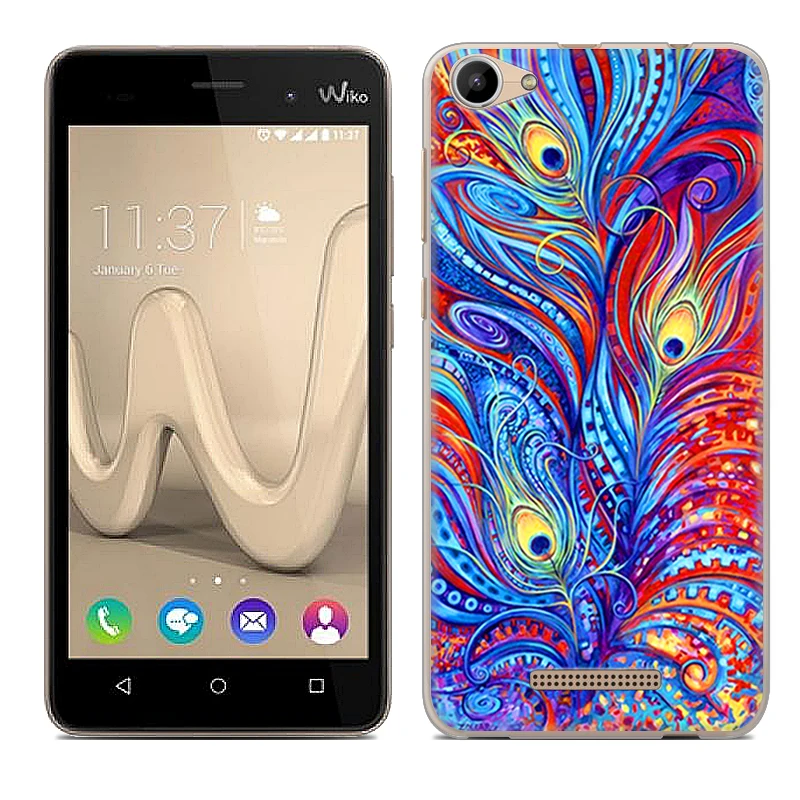 Прямая поставка мягкий чехол для телефона из ТПУ Wiko Lenny 3 Max 3Max 5-дюймовый модный