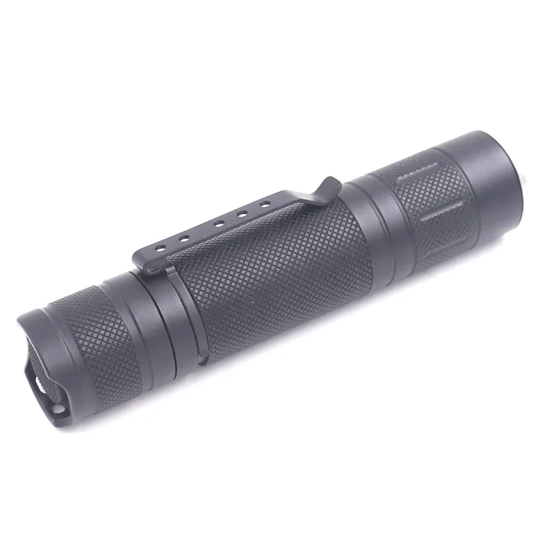 Черный фонарик S21 CREE XHP50.2 6500K со светодиодной подсветкой внутри медная плата DTP