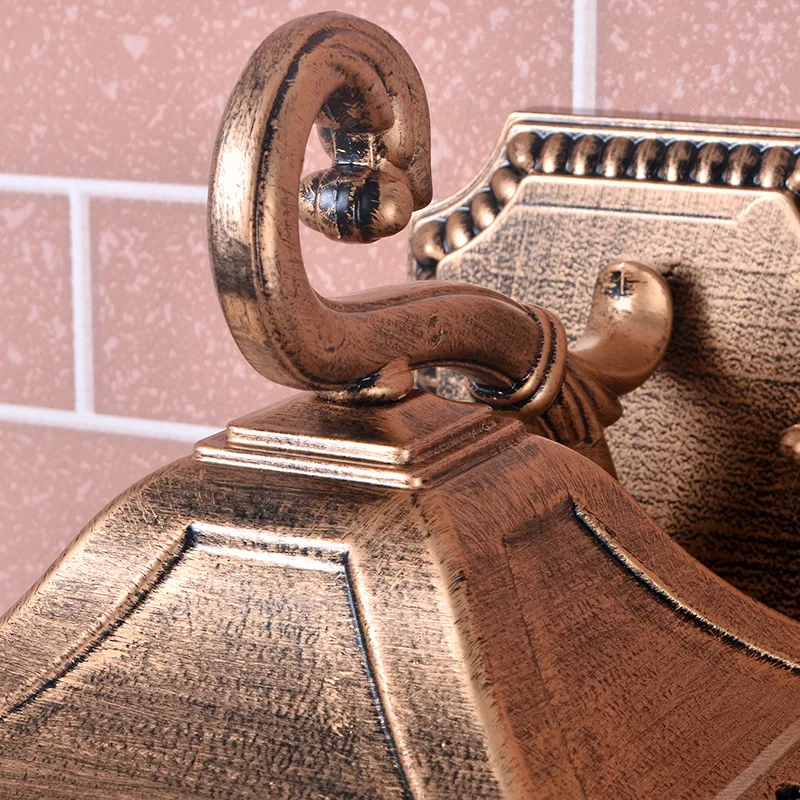 Антикварные наружные светильники садовые дорожки современные бра алюминиевые винтажные светильники стеклянные светодиодные технологии настенных ламп.