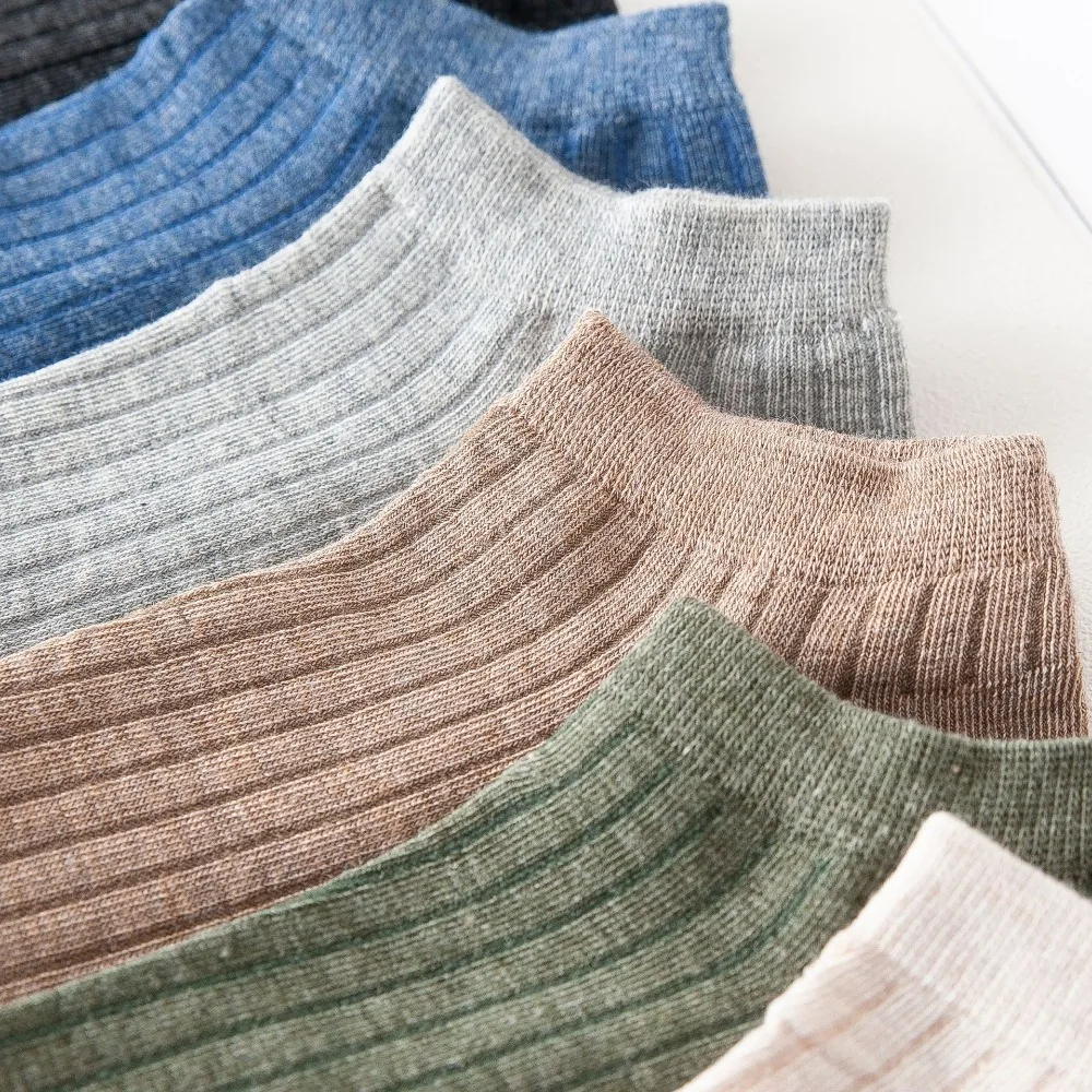 Носки Женские однотонные из дышащего хлопка 10 ярдов весна лето|Носки-следки| |