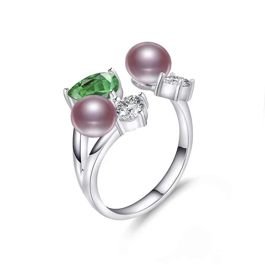 Женское кольцо VEAMOR регулируемое Винтажное из настоящего серебра 925 пробы с