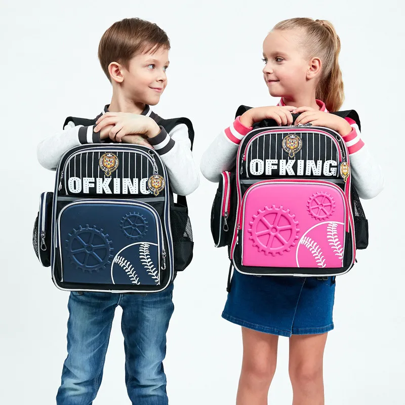 Рюкзак для девочек, ортопедический, из ЭВА, водонепроницаемый, для начальной школы, школьные ранцы для мальчиков