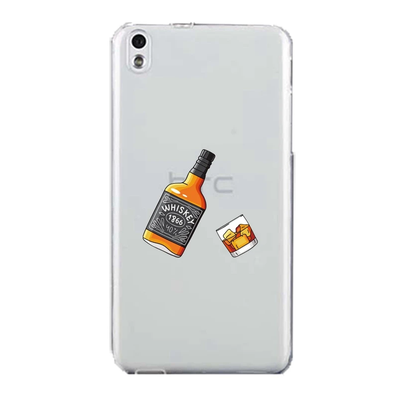 Ice cream Soft Clear TPU Phone Case For HTC D820 M8 M9 A9 Silicone Micky Minnie Wine Pooh Painted Coque Cute Cover Free Shipping | Мобильные