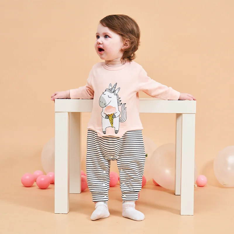 2019 весна и осень в европейском американском стиле Популярные Единорог крокодил