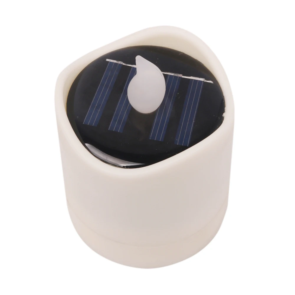 6 шт./компл. искусственная имитация свеча Солнечная Мерцающая беспламенная