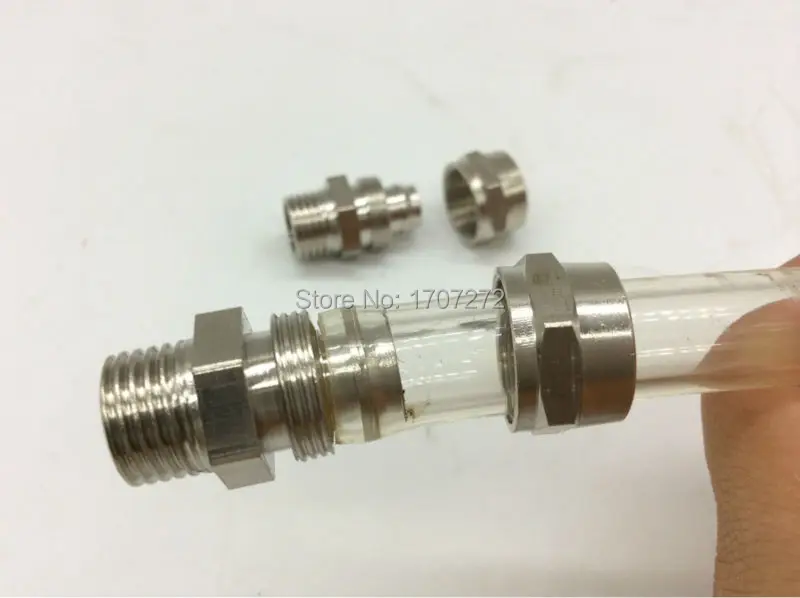 Бесплатная доставка латунные быстроразъемные соединители для шланга 4 мм и