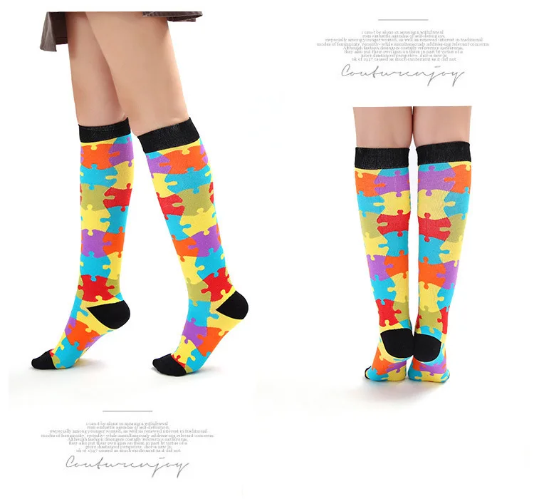 

3pair/lot Girls stockings stretch compression stockings nurse leg pads high tube running pressure stockings