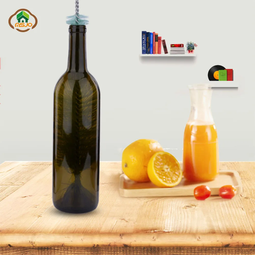 MSJO Cleaning Brush Bottle Wine Glass Cleaner Washer Beer Long Nylon Clean Drink Kitchen Accessories|Чистящие щетки| |