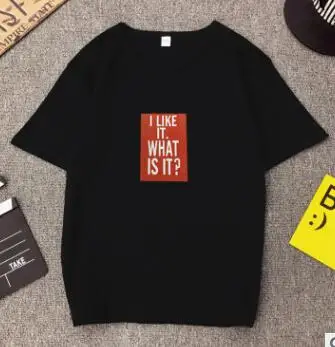 I LIKE IT Logo T Shirts Women Tshirt Tumblr Women's T-shirt O-neck Cotton Graphic Tees Tee Shirt Tops | Женская одежда