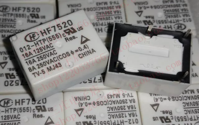 Реле HF7520 012 HTP (555) 7520 1A 12V|relay|rel |