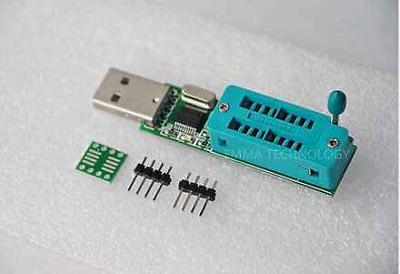 24CXX 24LCXX программатор EEPROM устройство чтения записей + 24C02 SOP для DIP блокировки USB