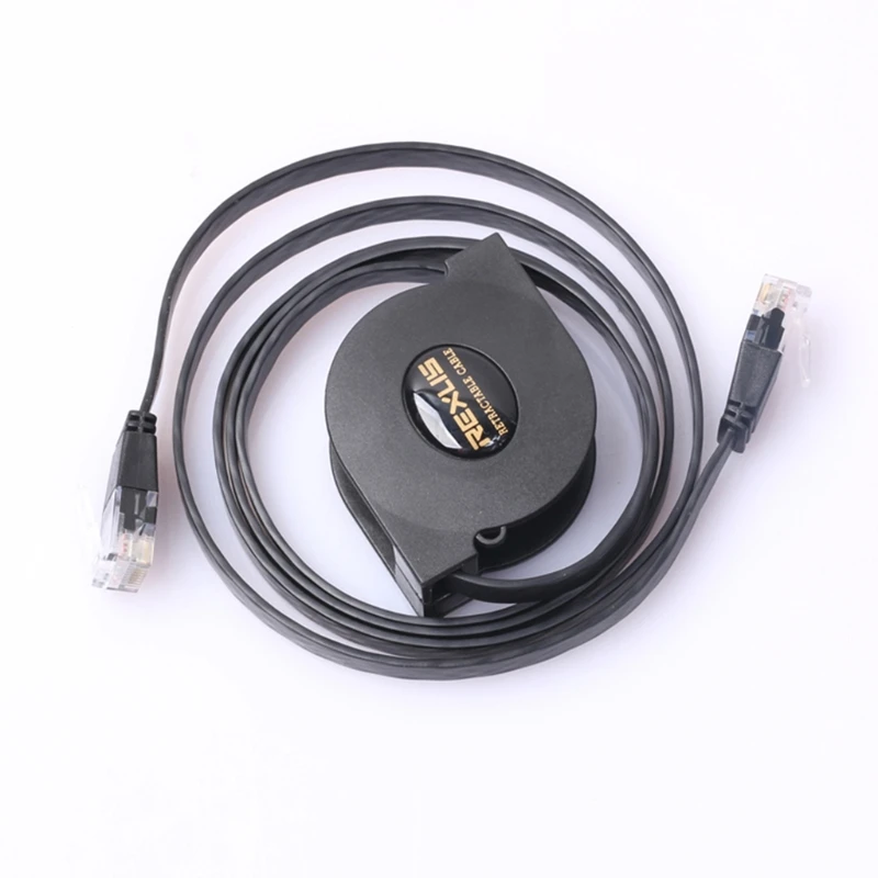 Выдвижной кабель Ethernet сетевой Cat6 полностью медный плоский масштабируемый 1