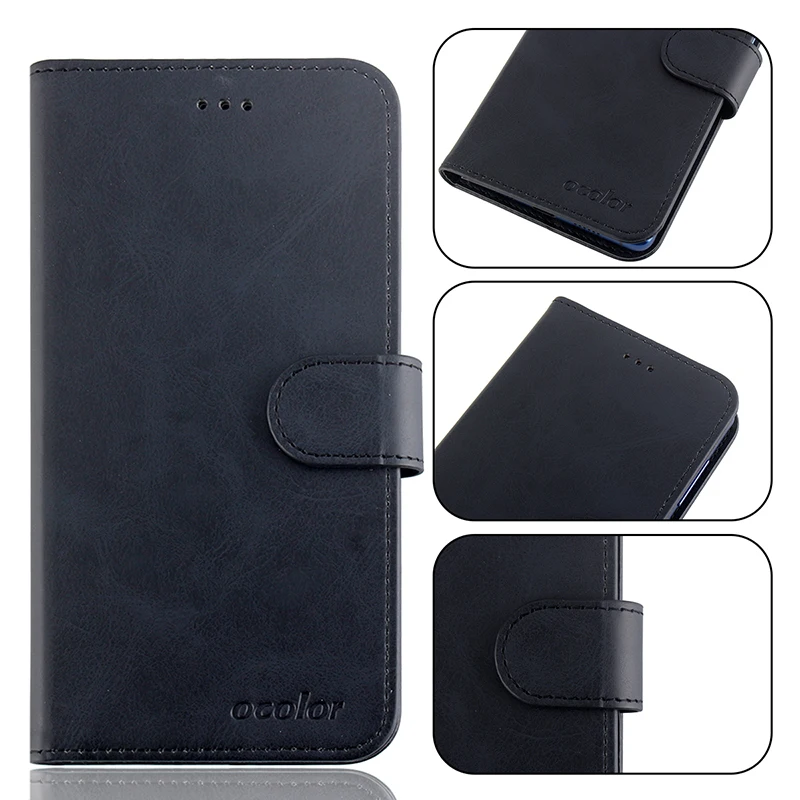 Ocolor для Elephone S8 кожаный чехол бумажник Стиль защитный Coque кардхолдер с подставкой