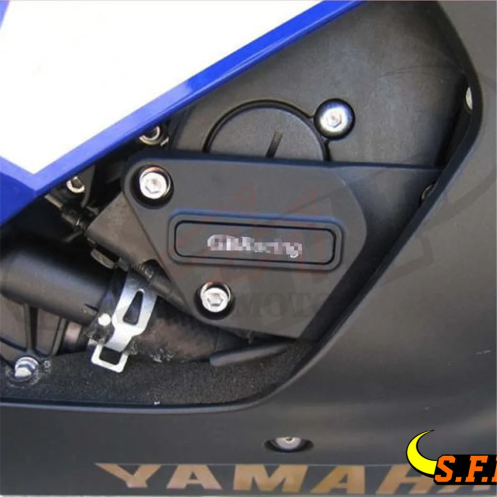 Защитный чехол для двигателя мотоцикла GB Racing для Yamaha YZF-R6 2006-07-08-09-10-11-12-13-14-15-16-17- черный