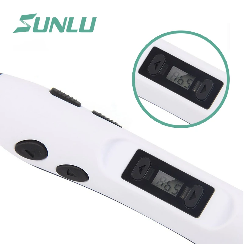 SUNLU SL-300A 3D Ручка интеллектуальное Рисование печать Ручка Поддержка ABS/PLA/PCL печать 3D игрушка подарок 3d ручки с светодиодный экран