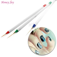 3pcs 3d drawing nail art liner striping brush gel pens diy painting tools set manicure nails design professinal home use