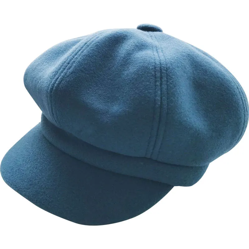 Aorice CF984 Hat Female Winter Duck Tongue Beret Retro Painter Woolen Octagonal Cap Lady Autumn and | Аксессуары для одежды
