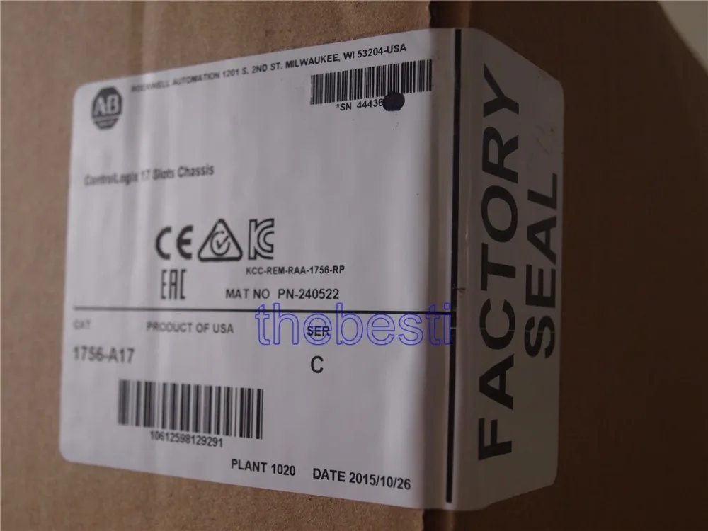 Новый завод уплотнение controllogix 17 слотов шасси plc 1756 A17| |