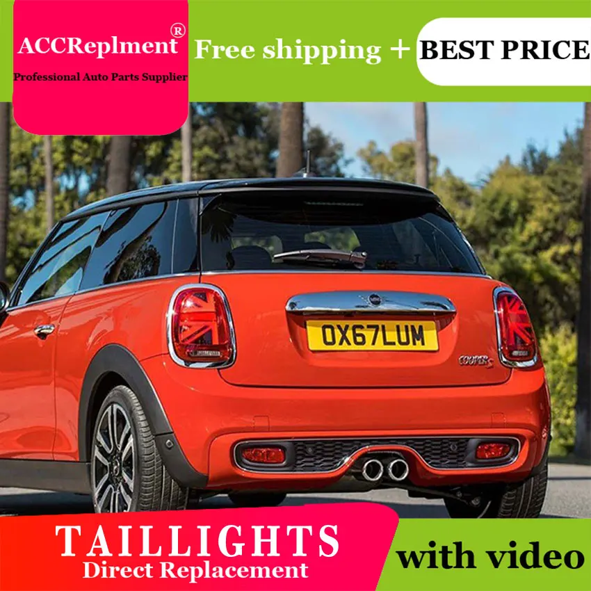 4 шт. стайлинга автомобилей для MINI Cooper хвост светильник s 2014 2018 cooper светодиодный