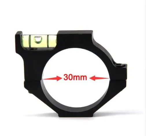 30mm 2 размера тактическая оптика Riflescope дух пузырьковый уровень кольцо для 25,4 мм/30 мм оптический прицел держатель аксессуары - Цвет: 30mm