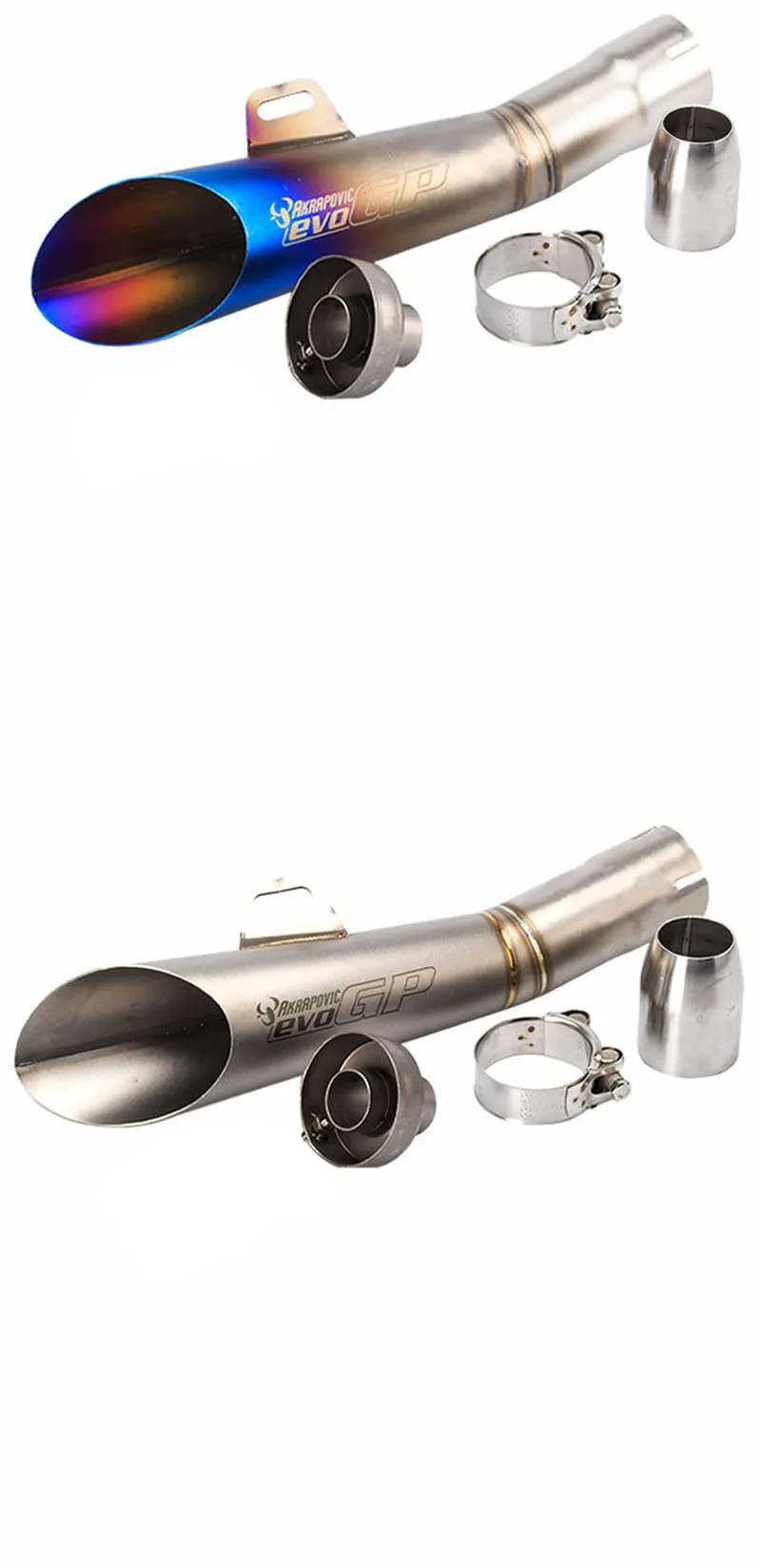 TKOSM Moto rcycle GP Pot Escape Moto Cross скутер Akrapovic глушитель выхлопной трубы Z750 R1 R6 MT03 FZ1 Ninja ER6N NMAX