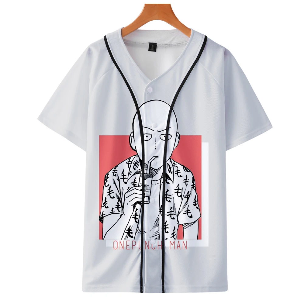 Аниме рубашка One Punch Man сезон 2 Harajuku Японская уличная одежда бейсбол 3d футболки