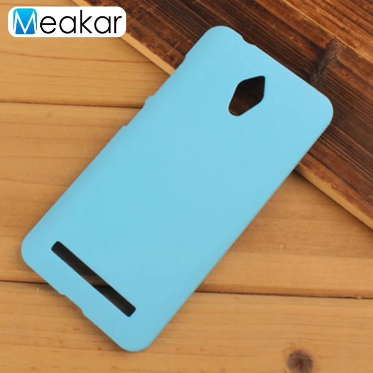 Матовая Пластик Coque 5.0For Asus Zenfone Go Zc500Tg чехол для Asus Zenfone Go Zc500Tg телефона чехол-лента на заднюю панель - Цвет: sky blue