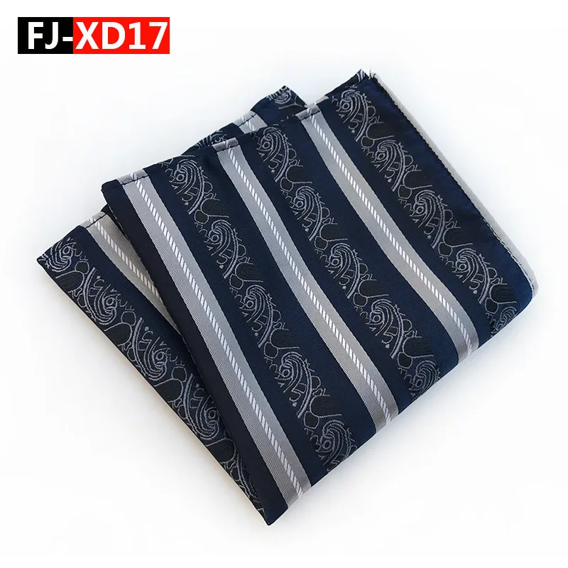 FJ-XD17 Высокое качество шелка Мужская, оранжевая объёмным цветком нагрудный платок носовые платки Для Мужчин's квадратные носовые платки - Цвет: FJ-XD17