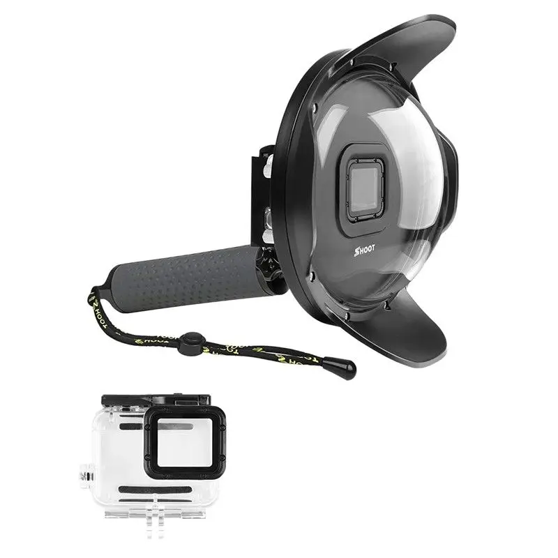Лучшие предложения подводный купол SHOOT для GoPro HERO6 HERO5 HERO2018 (купол +