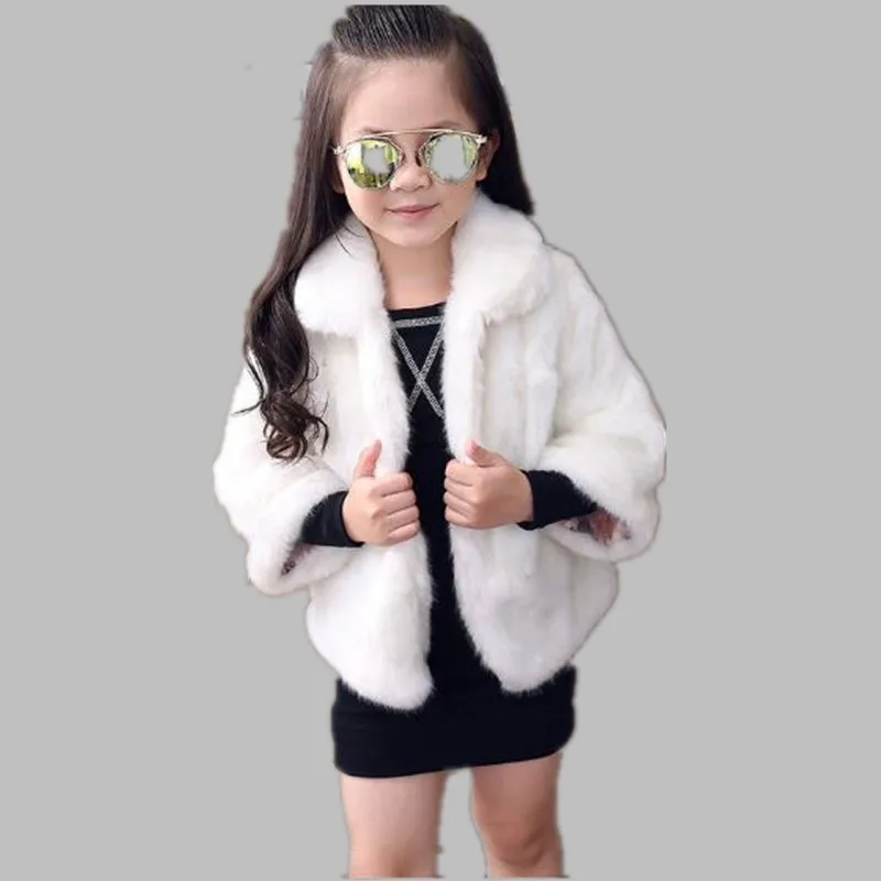 Baby Faux Fur Coat Girl Clothes Imitation Fox Kids Warm Waistcoat Single-breasted Children Winter Luxury Jacket N160 | Детская одежда и
