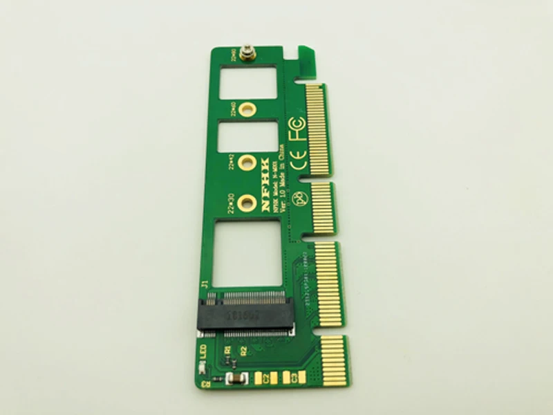 5 шт. M.2 NGFF NVME AHCI SSD к PCI E Express 3 0x4x16 переходная карта адаптер M Соединитель в форме