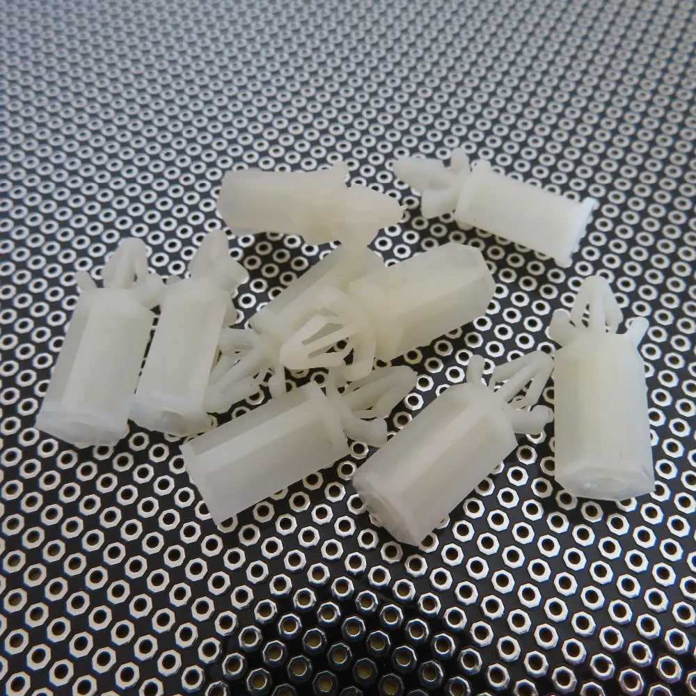 100 шт. пластиковые распорки с внутренним диаметром отверстия 4 мм|plastic spacer|plastic nylon