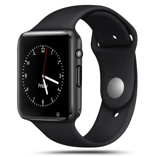 Black Black Умные часы для мужчин, для телефона Android, Apple Watch, поддержка 2G, Sim, TF карта, 0.3MP камера, Bluetooth, умные часы для женщин и детей, цифровые часы - Цвет: Black Black