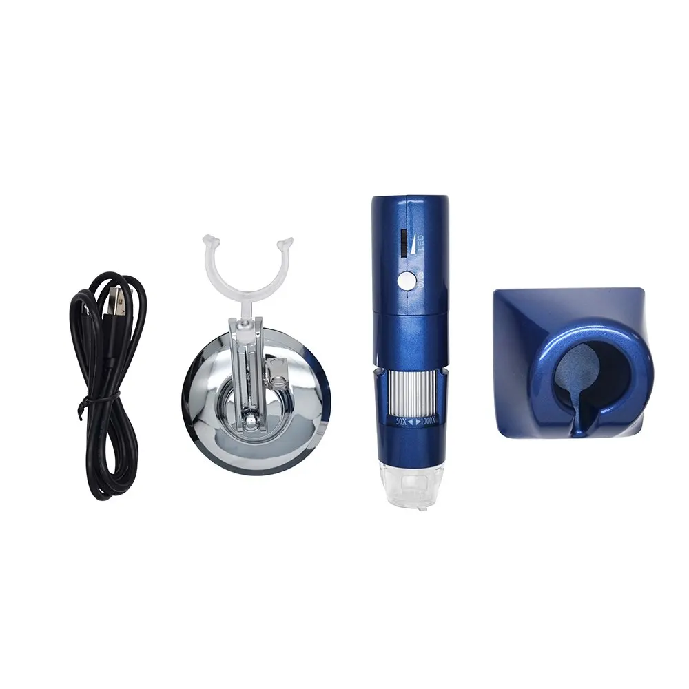 Микроскоп с Wi-Fi цифровой микроскоп ручной светодиодный лупа стекло 1000X