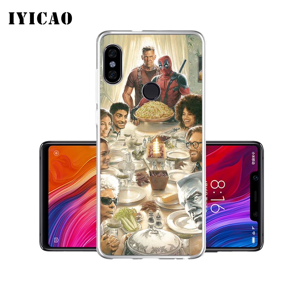 IYICAO DEADPOOL 2 movie Soft Silicone Phone Case for Xiaomi Mi 9 8 SE 6 A1 A2 Lite F1 MIX2S MIX3 TPU Cover | Мобильные телефоны и