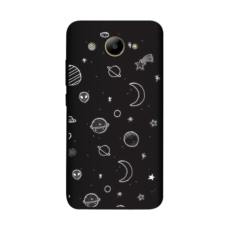 As picture showing Мягкий чехол PENSEN из ТПУ 5,0 дюйма для huawei Y3, чехол, матовый чехол с рисунком для huawei Y5 lite, чехол для телефона s, чехол с котом - Цвет: As picture showing