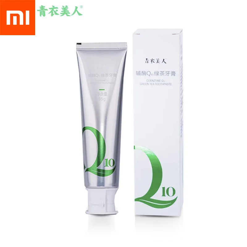Xiaomi youpin Q10 зубная паста отбеливающая зубная паста зубная щетка зеленый чай вкус для взрослых детей