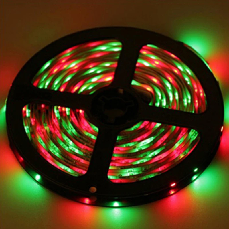 Украшение для дома светодиодные полосы 5 м 3528 RGB модные 24 ключа дистанционного