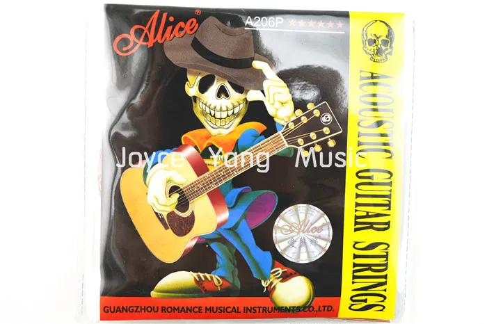 

Alice A206P-SL Colourful Ball-End Guitar Strings Acoustic Guitar Strings 1st-6th Strings Free Shipping