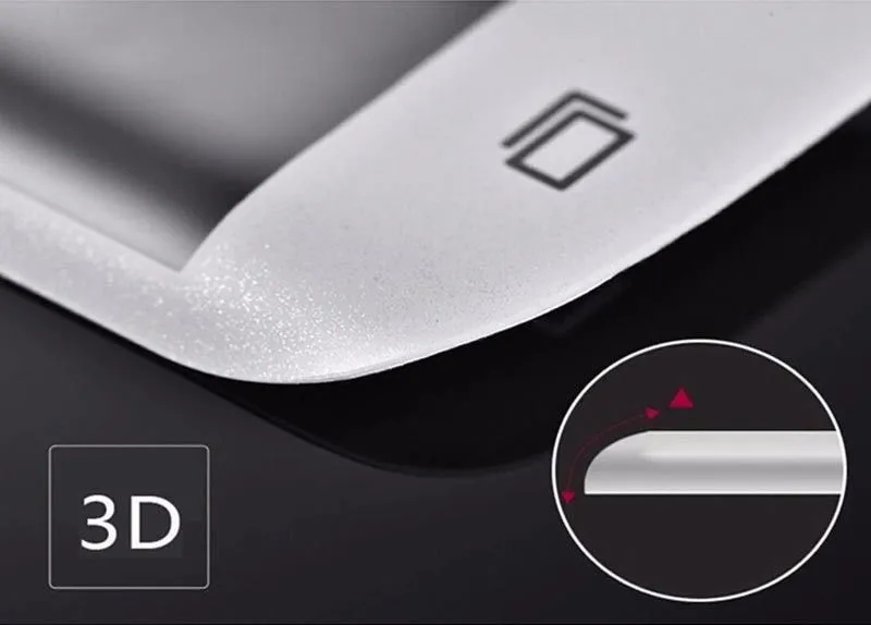10 шт./лот 3D закаленное стекло для Samsung Galaxy S6 edge полное покрытие 9H Защитная пленка
