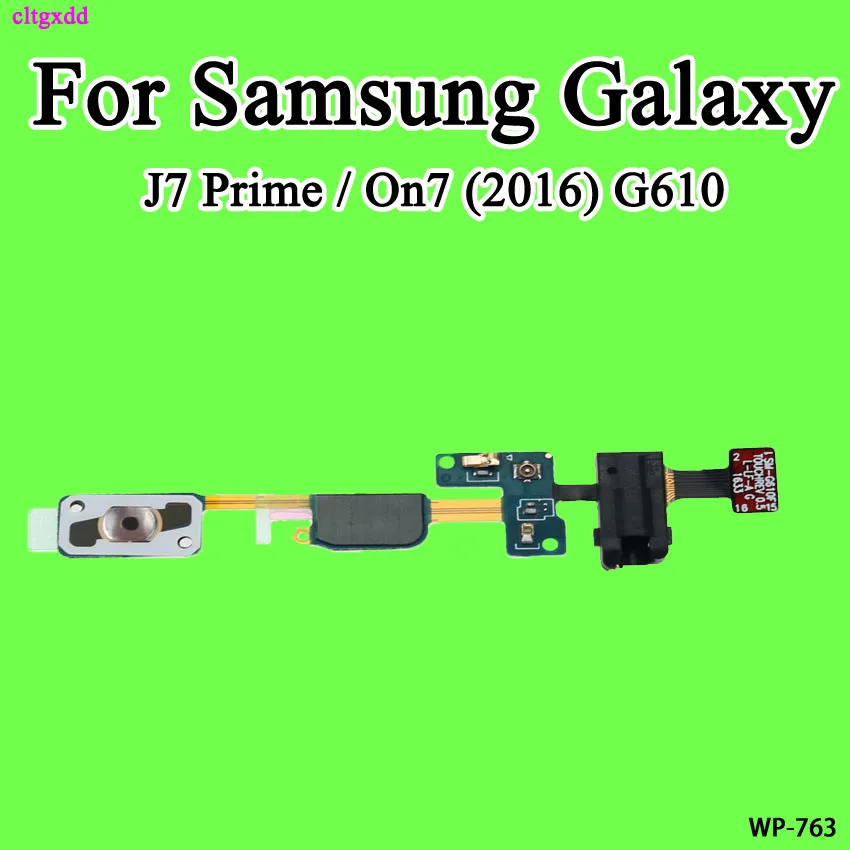 Cltgxdd кнопка домой + разъем для наушников гибкий кабель Samsung Galaxy J7 Prime/On7 (2016) G610 |