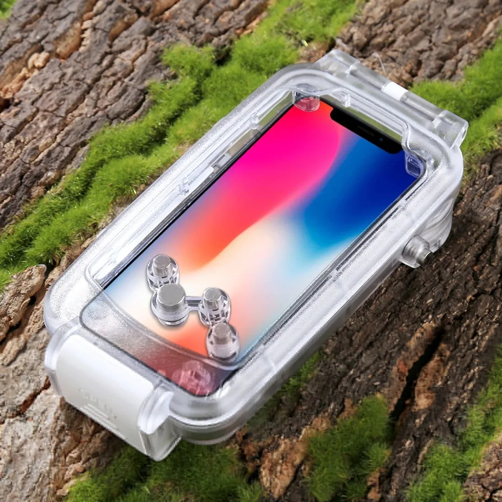 Новый чехол для iPhone X/XS подводный корпус 40 м/130 футов дайвинг фото видео телефон