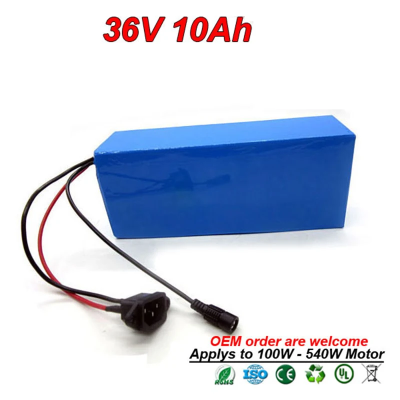 36V 10Ah 500W комплект литий-ионный батарей для электровелосипеда | Спорт и