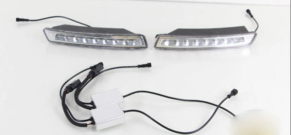 Автомобильный бампер головной светильник для Жук Дневной 2007 ~ 2010y DRL