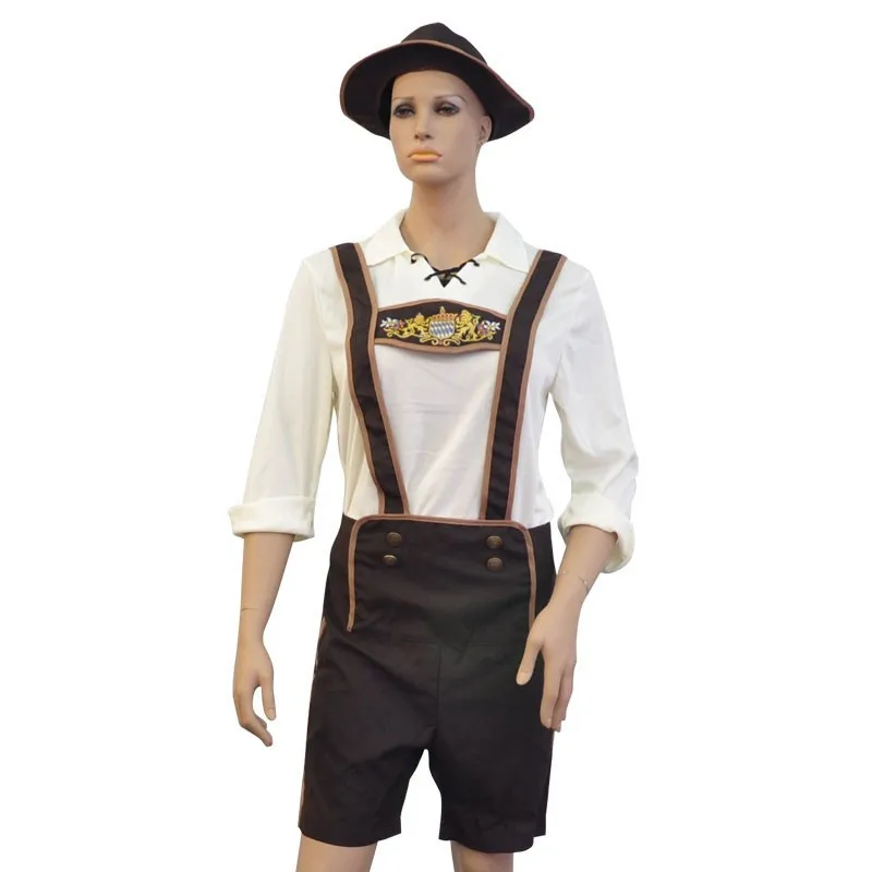 Костюм Октоберфест мужской Lederhosen баварский Немецкий фестиваль пива Косплей