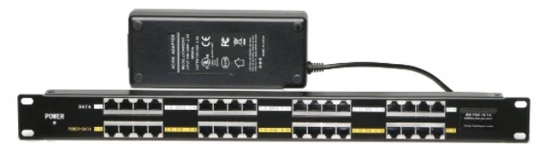 16-портовый гигабитный Инжектор PoE Power over Ethernet 802.3af/пассивные устройства 802.3at с